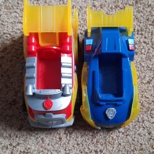 Paw Patrol Chase and Marshall Vehicles, Figurines